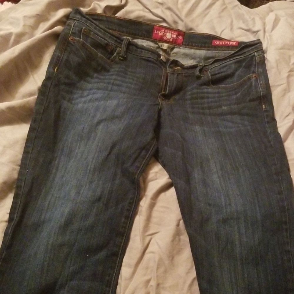 Lucky Brand "Sweet n Crop" size 14 Jeans